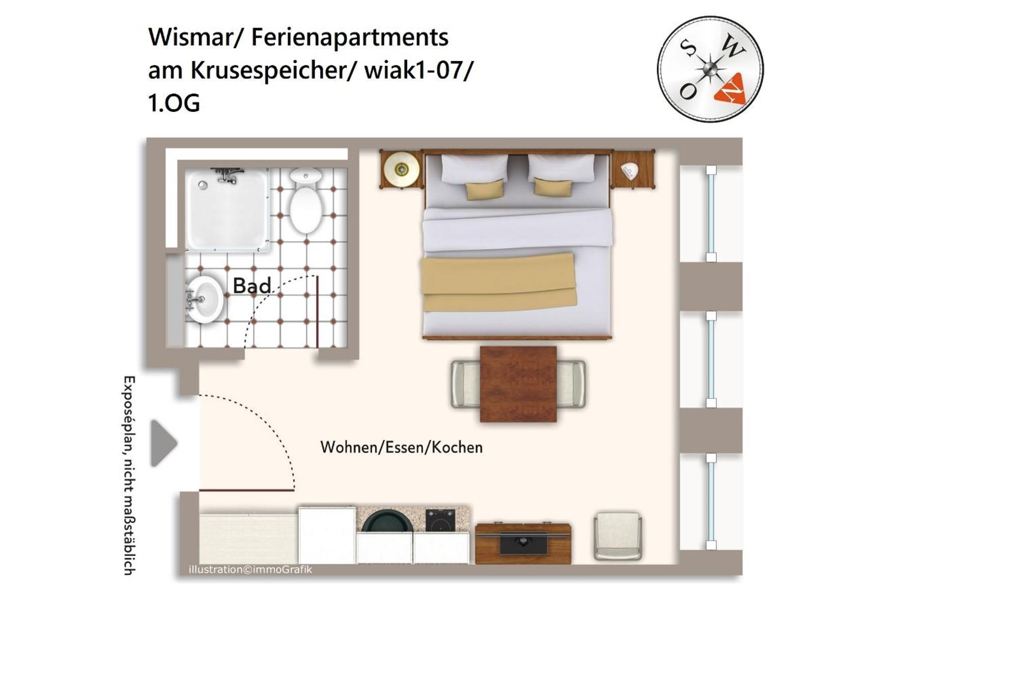 Ferienapartments Am Krusespeicher Ferienapartments Am Krusespeicher 1-07 Wißmar エクステリア 写真